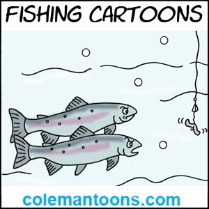 funny cartoons about fishing