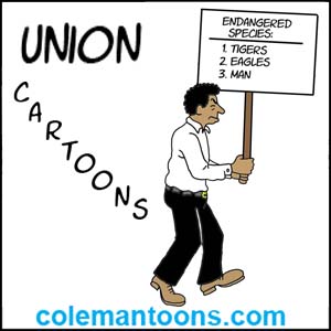 funny cartoons about labor unions